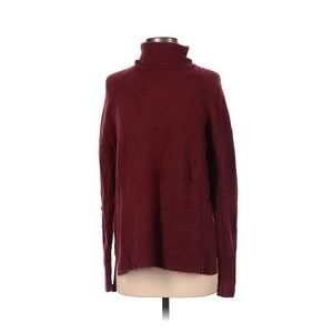 J-Crew Red Cashmere Turtleneck